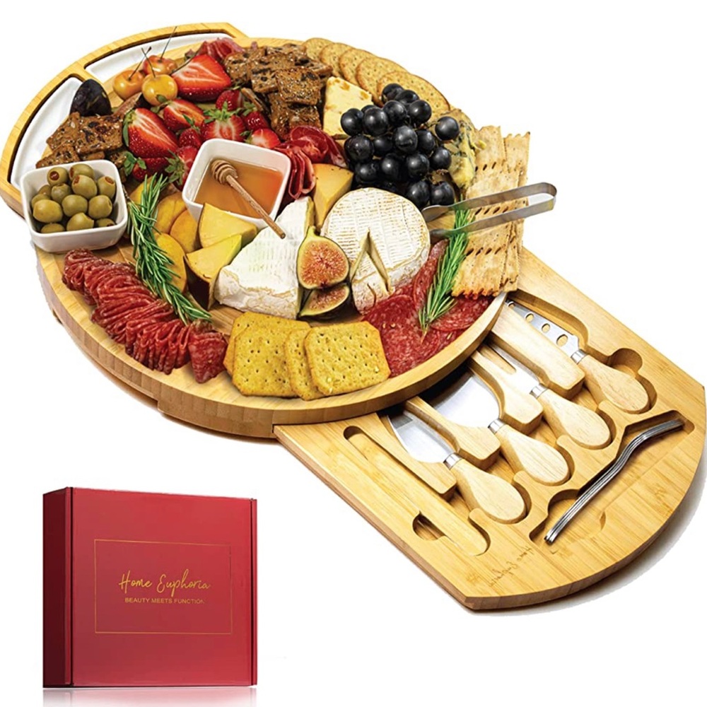 Elegant Bamboo Charcuterie Board